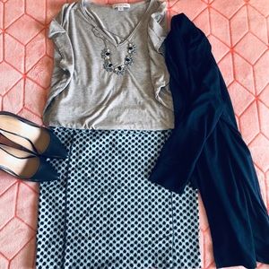 Stitch Fix Margaret M Selma Piping Detail Skirt